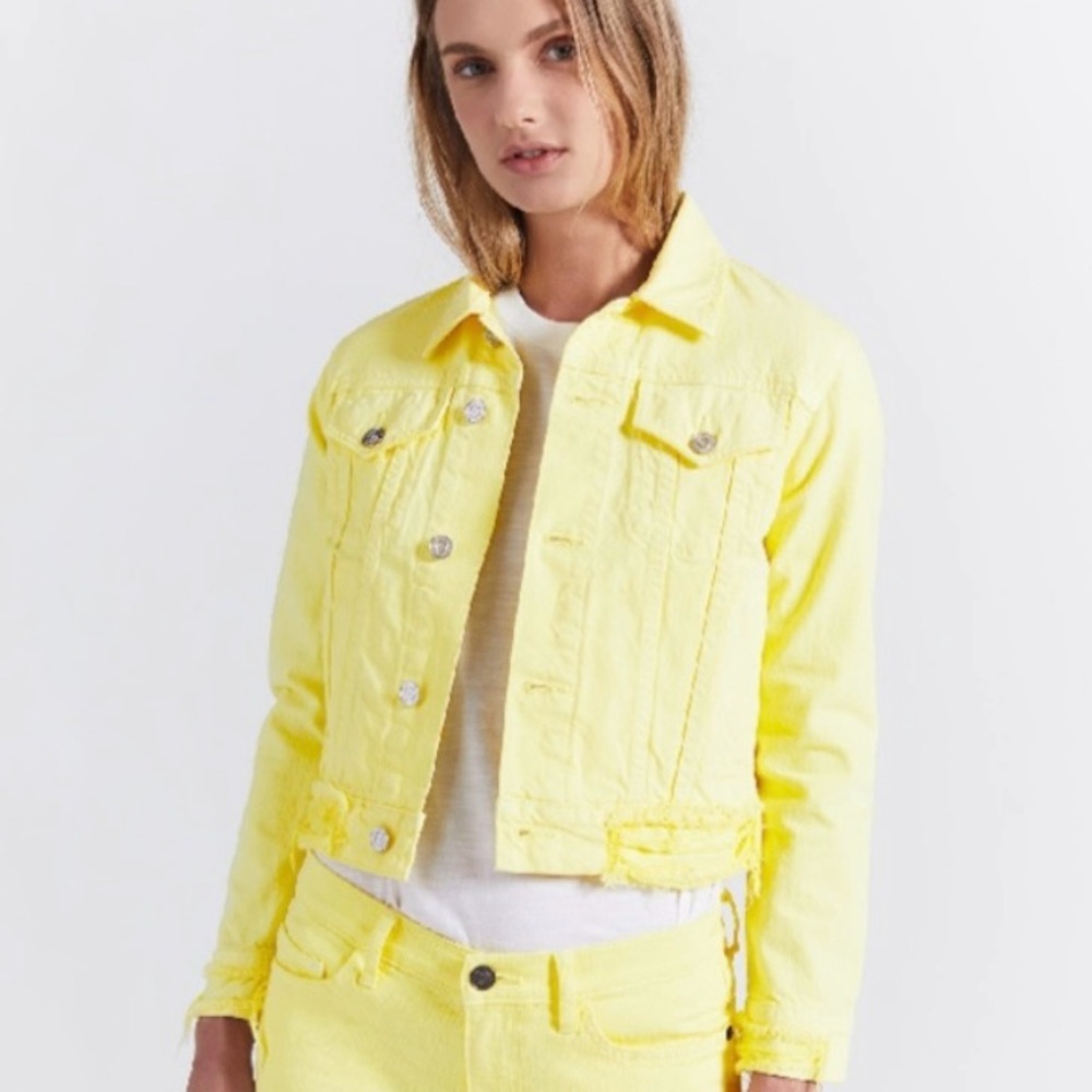 CURRENT/Elliott THE BABY CROP TRUCKER JACKET